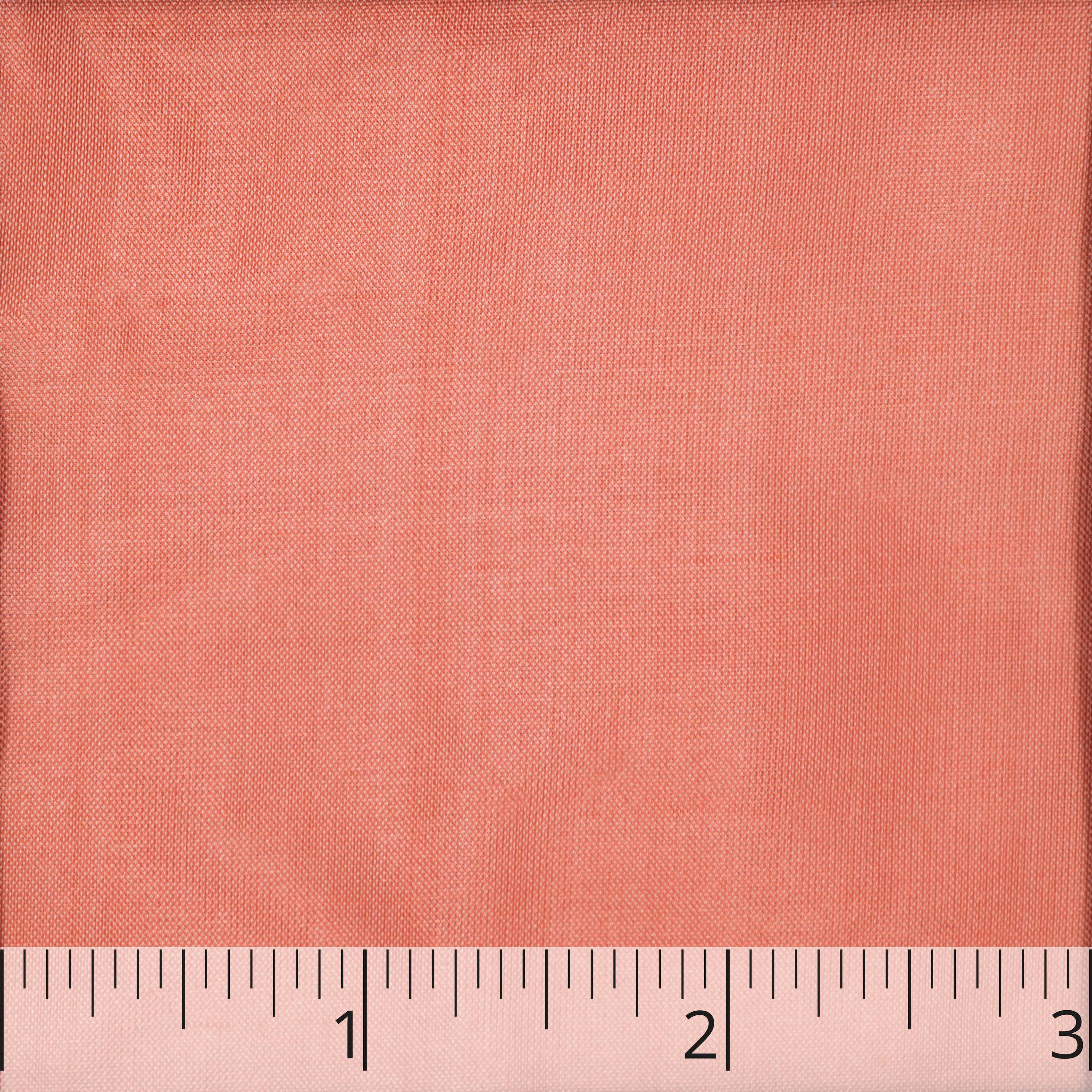 Salmon & White Silk Lutestring- 20.00 yd. - Burnley & Trowbridge Co.