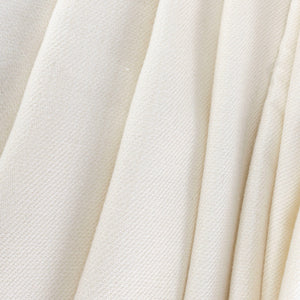 Cream Coarse Twill, draped - $28.00 yd. - Burnley & Trowbridge Co.