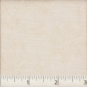 Ivory Floral Linen Damask - $16.00 yd. - Burnley & Trowbridge Co.