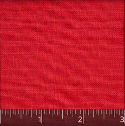 Cherry Red Medium Weight Linen - $14.00 yd. - Burnley & Trowbridge Co.