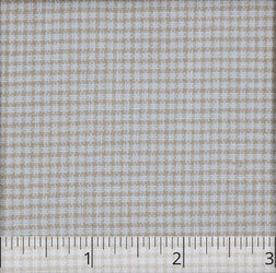 Natural & White Checked Linen Drape - $14.00 yd. - Burnley & Trowbridge Co.