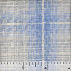 Light Indigo & White Furniture Check - $16.00 yd. - Burnley & Trowbridge Co.