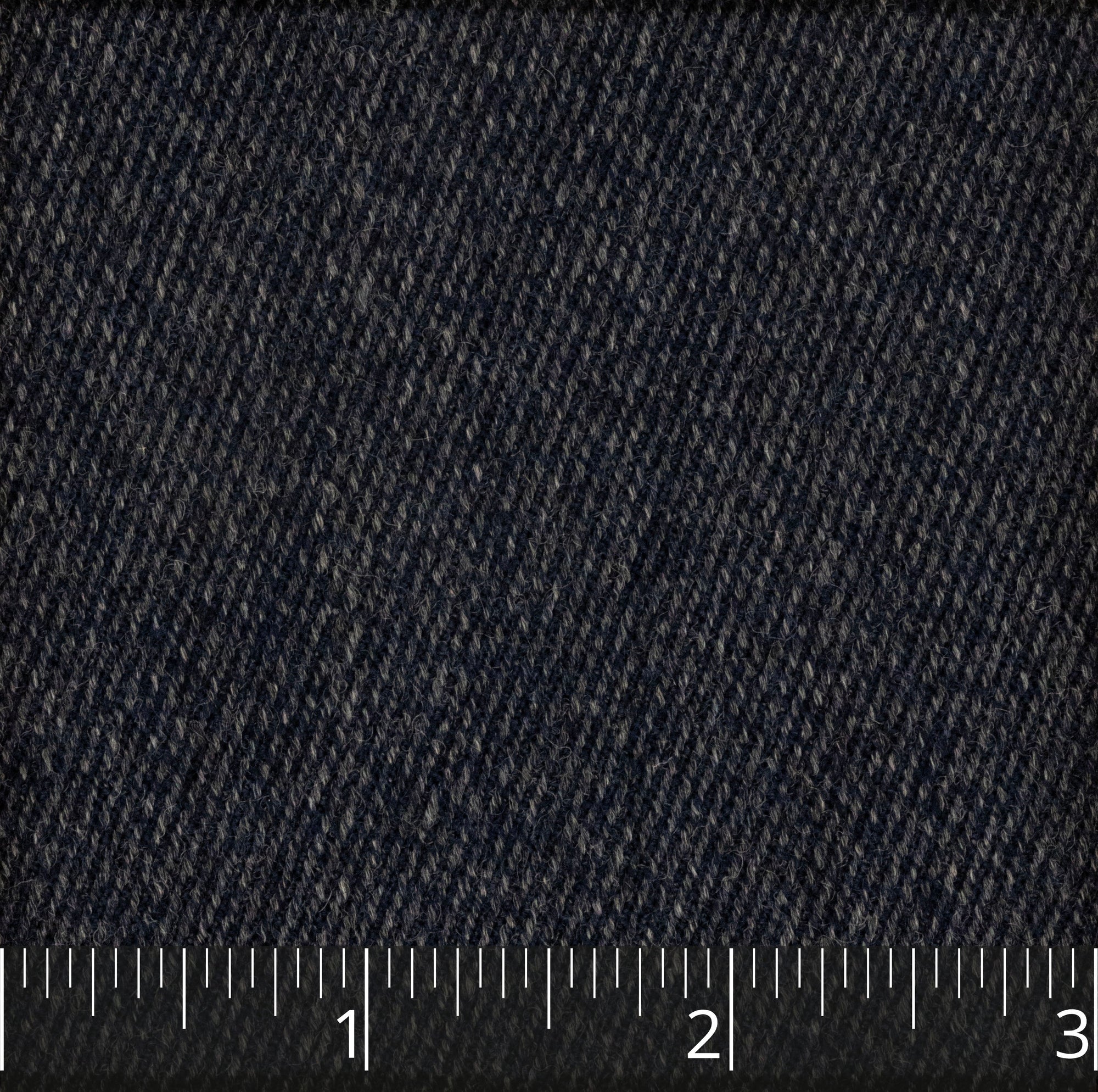 Mixed Deep Blue Twill Worsted Wool - $18.00 yd. - Burnley & Trowbridge Co.