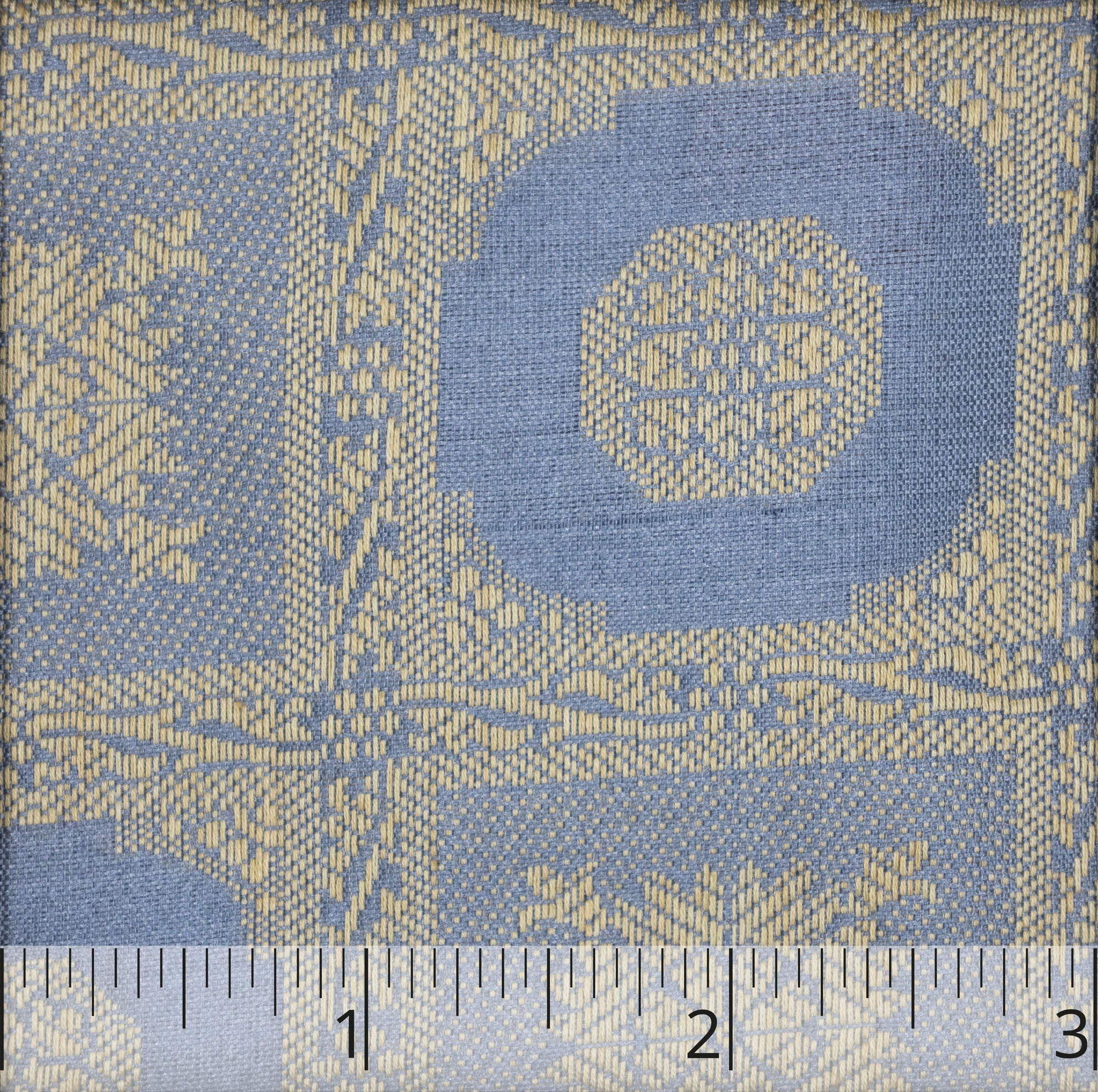 Dusty Blue & Tan Double Faced Silk - $22.00 yd. - Burnley & Trowbridge Co.