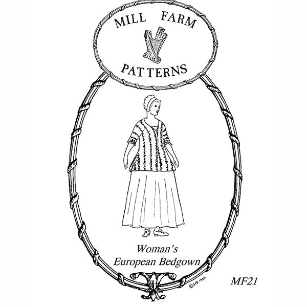 Mill Farm European Bedgown Pattern - Burnley & Trowbridge Co.